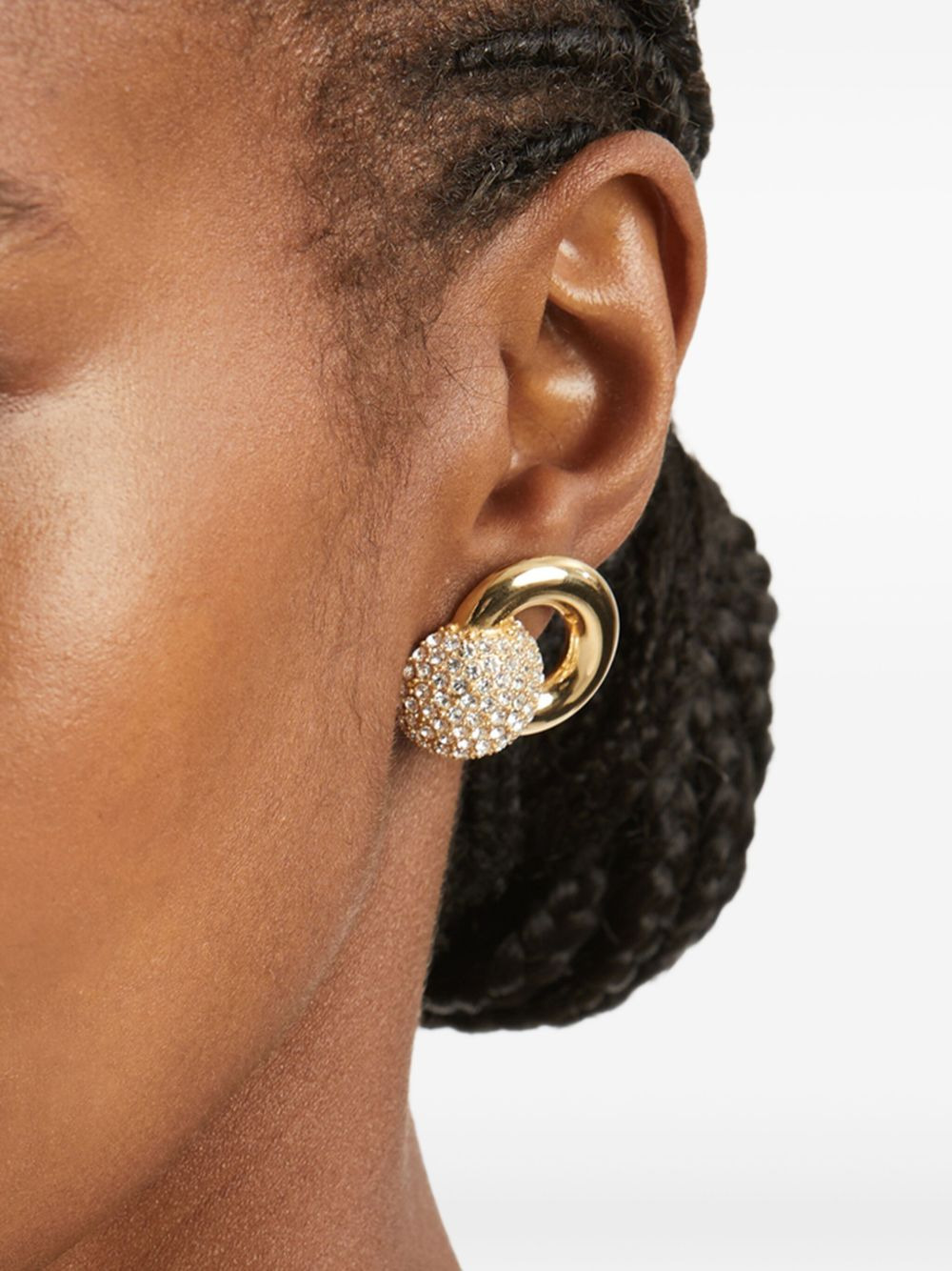 crystal-embellished earrings - 2