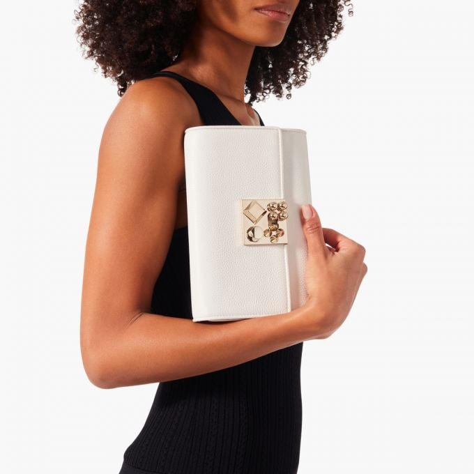 Carasky Clutch BIANCO/GOLD - 3