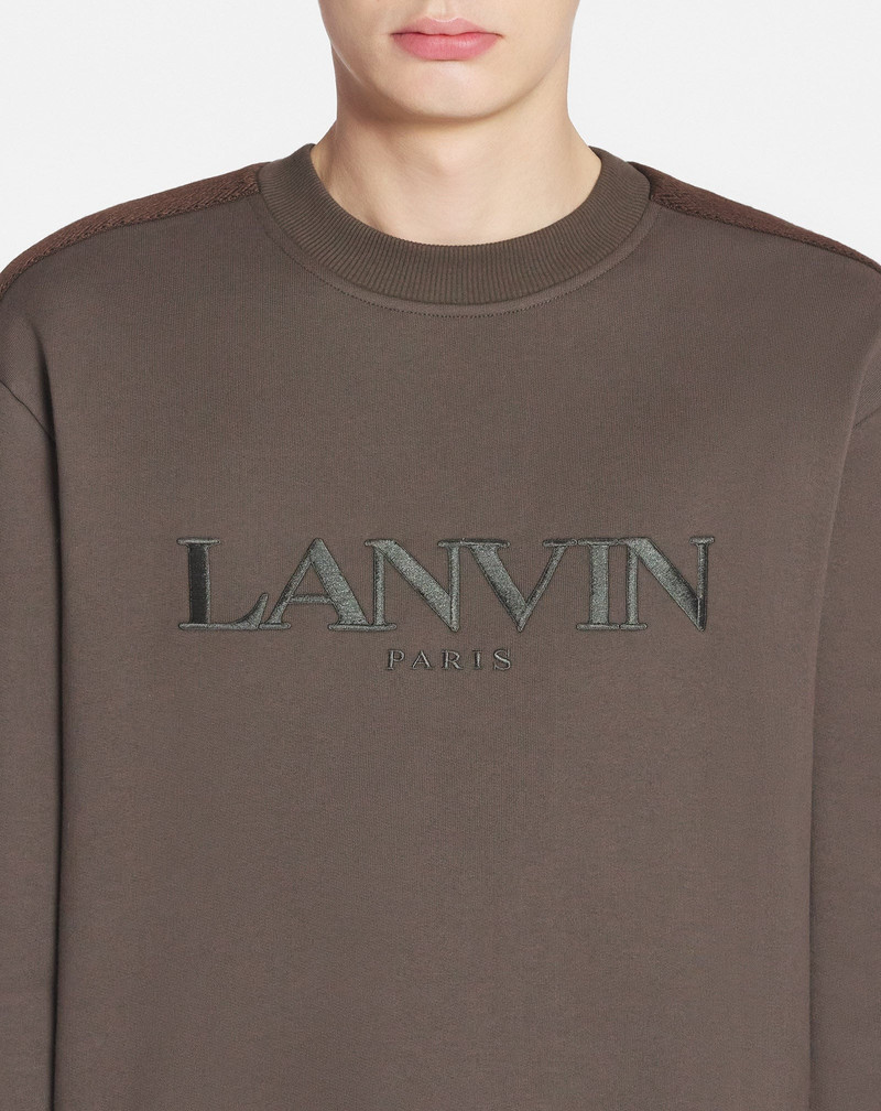 CURB SIDE LANVIN EMBROIDERED LOOSE-FITTING SWEATSHIRT 5