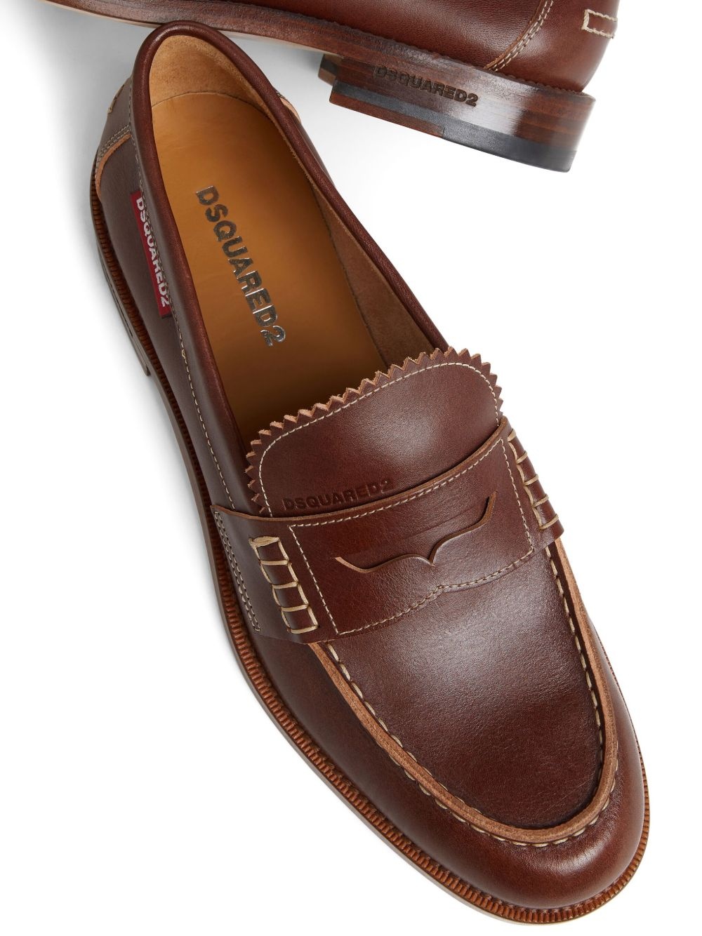 leather loafers - 4