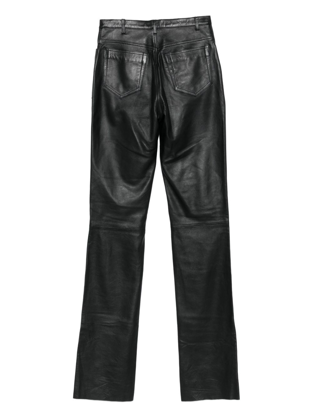 Sena leather panel trousers - 2