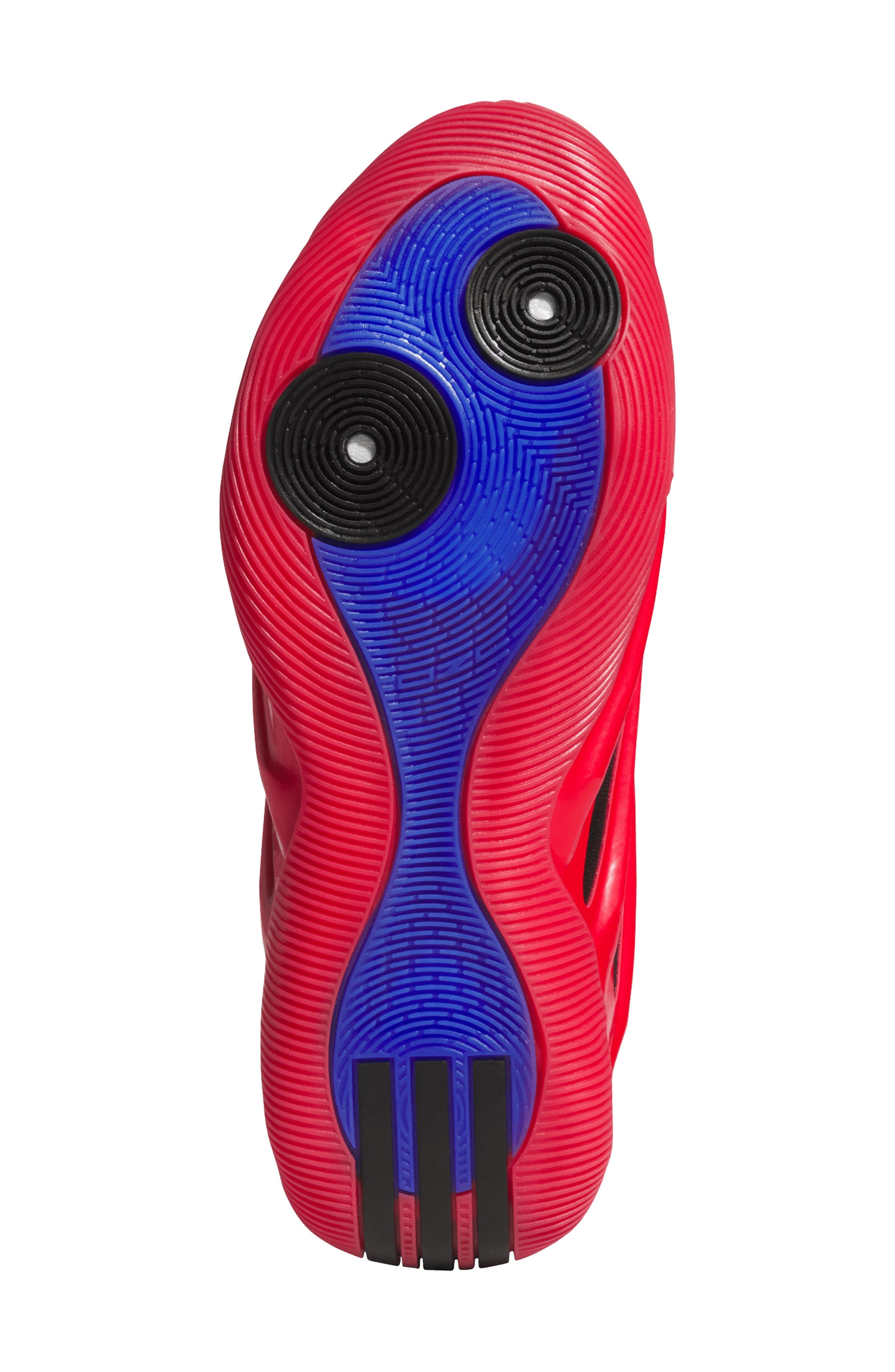 adidas Gender Inclusive Harden Volume 9 Basketball Shoe in Pure Ruby/Black/Lucid Blue at Nordstrom - 5