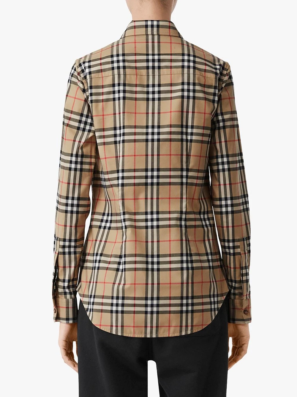 Vintage Check button-down shirt - 4