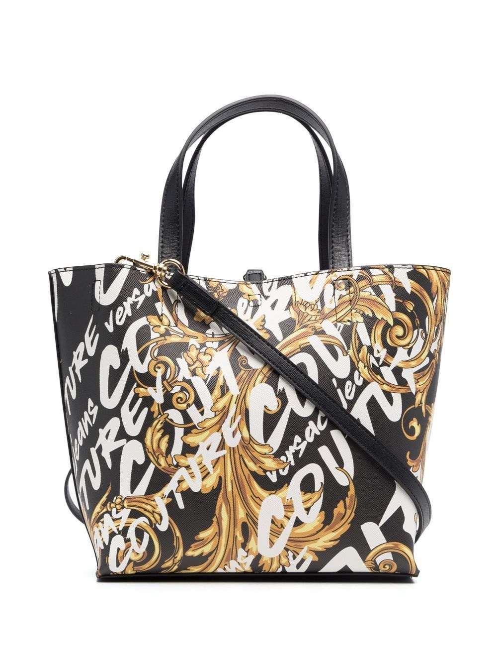 logo-print tote bag - 1