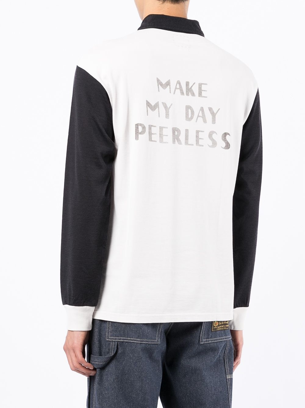LOGO-PRINT HALF-ZIP SWEATSHIRT - 4
