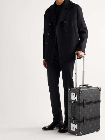 Berluti + Globe-Trotter Venezia Leather-Trimmed Logo-Print Virée Canvas Suitcase outlook