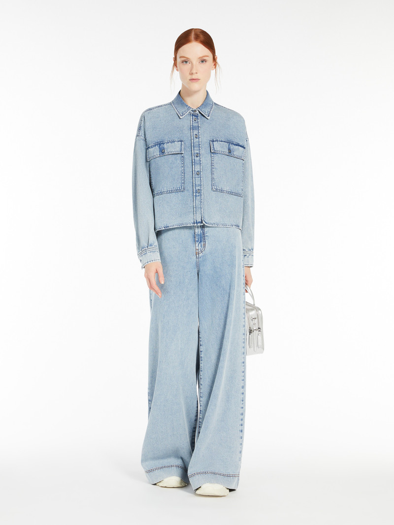 WEEKEND Max Mara VEGA Wide-leg denim jeans outlook