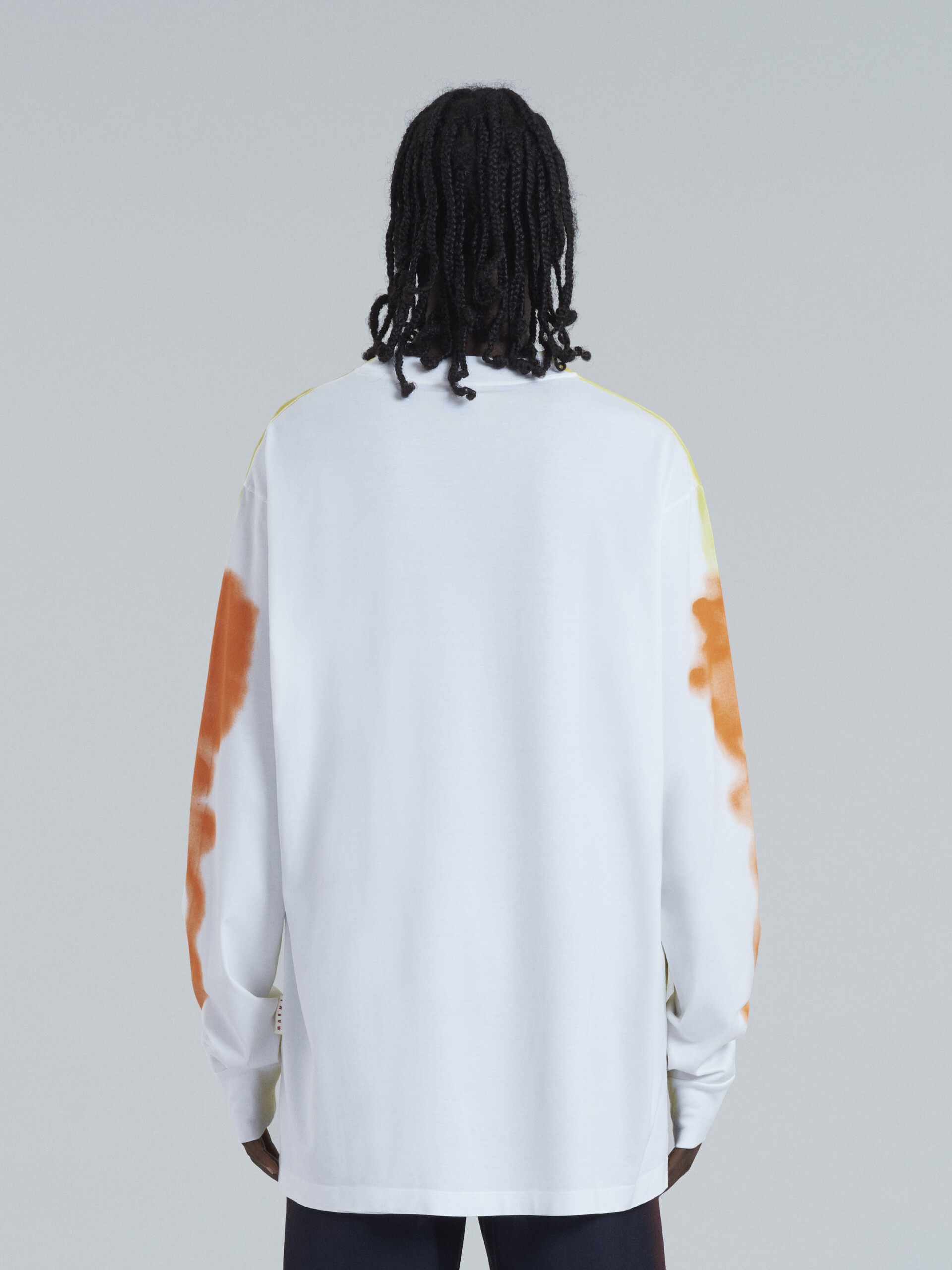 COTTON JERSEY T-SHIRT WITH AIRBRUSHED DETAILS - 3