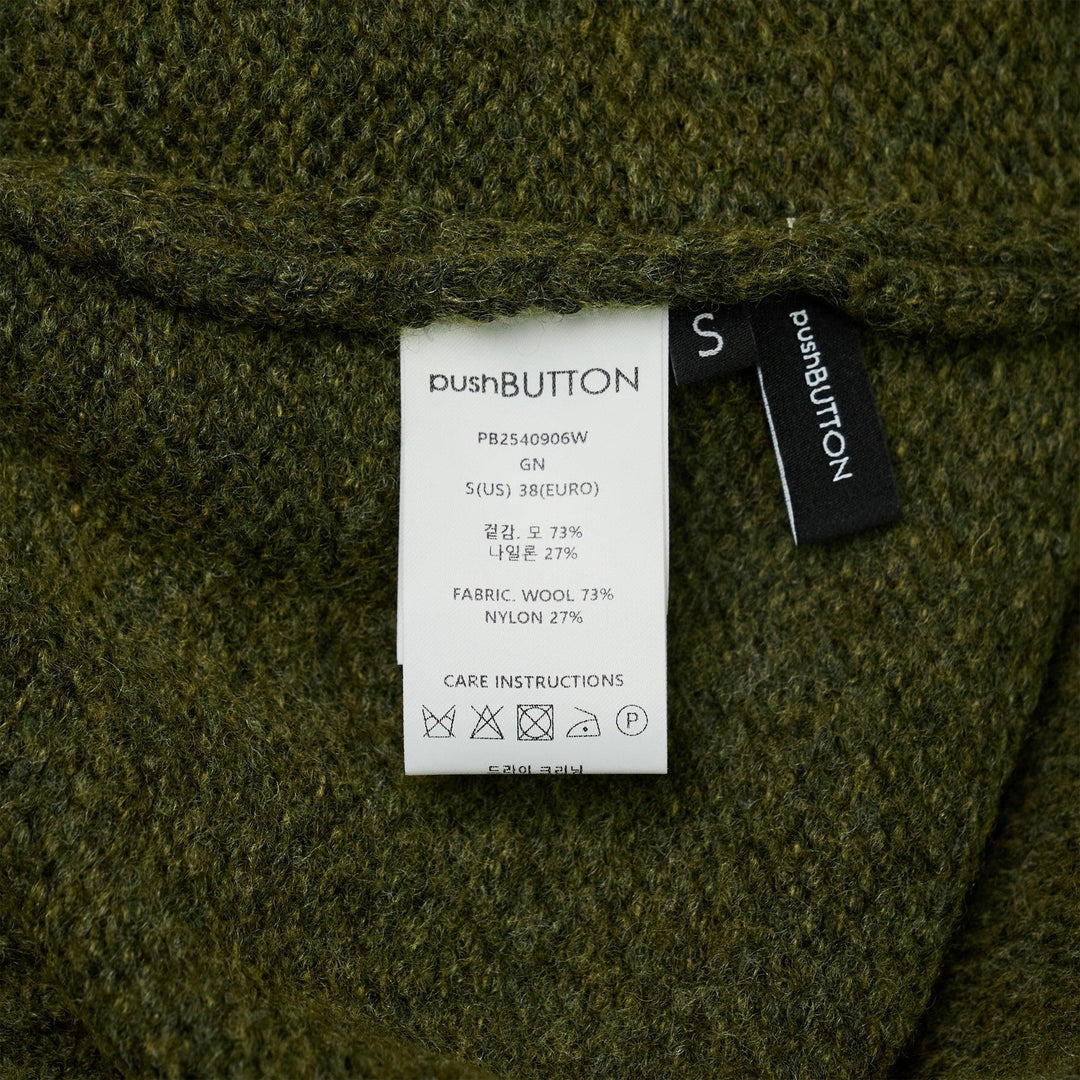 Green Strap Point Cardigan - 3