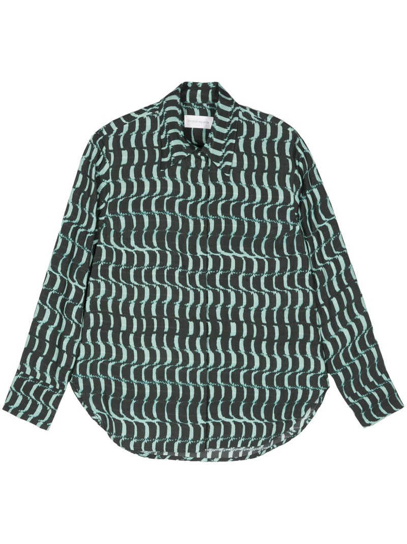 abstract-print shirt 1