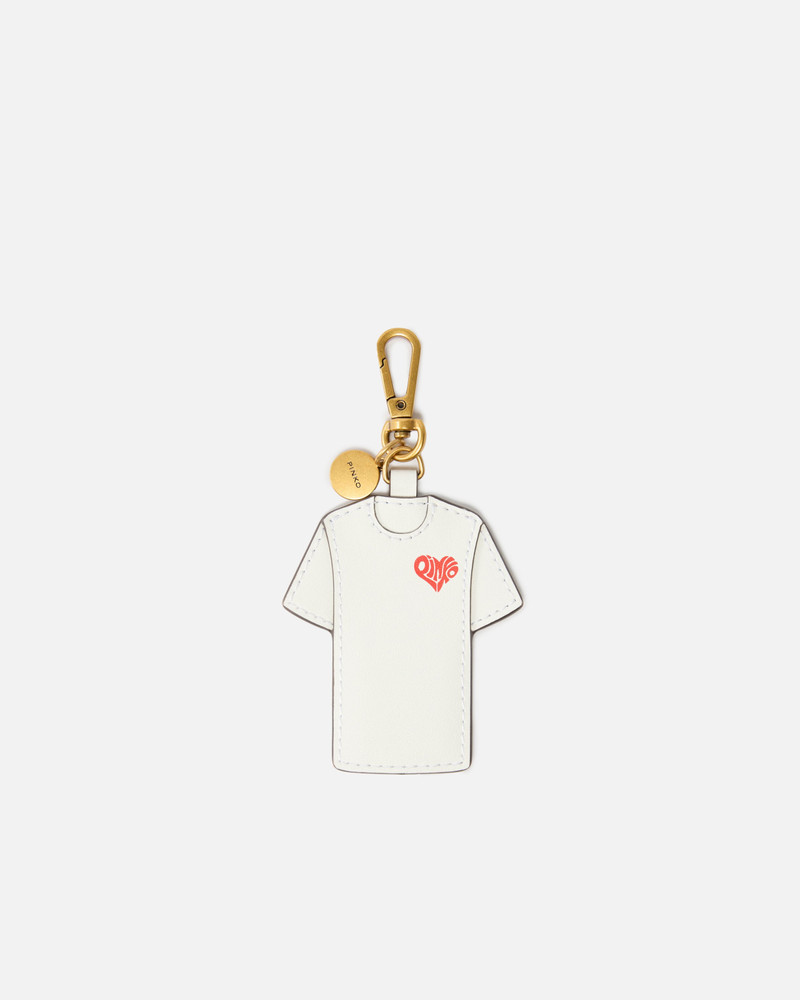 PINKO IS AMORE T-SHIRT CHARM KEYRING 1