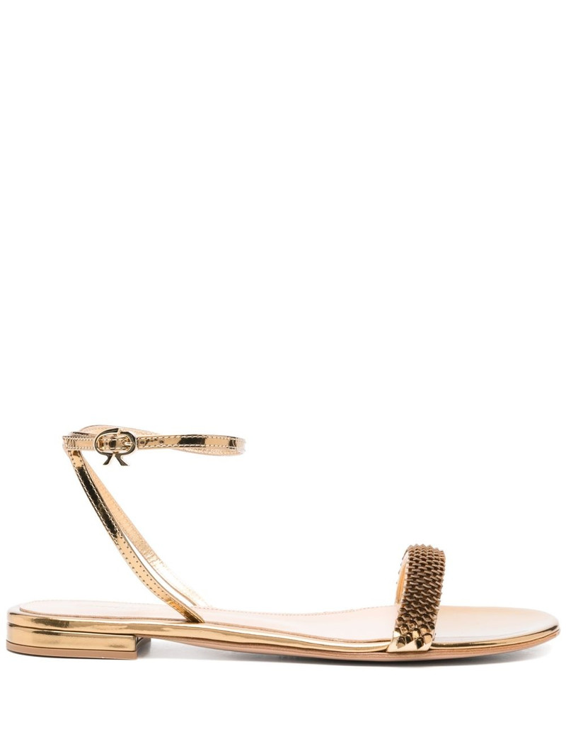 sequin-embellished sandals 1