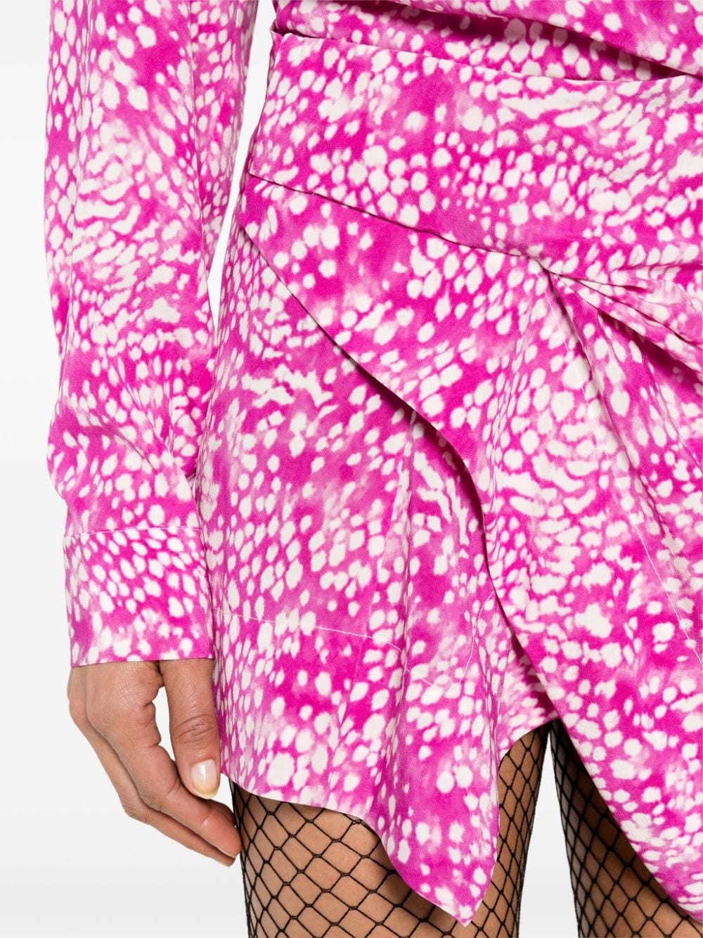 Habla wrap-design minidress - 5