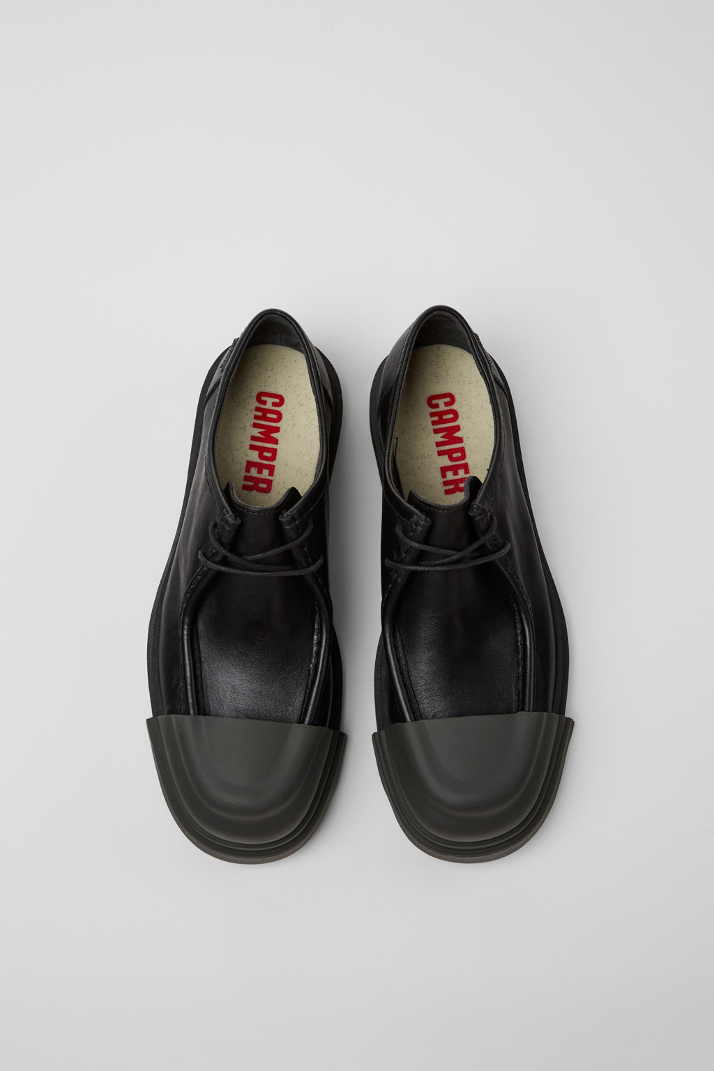 Black Leather Men's Shoe. - 4