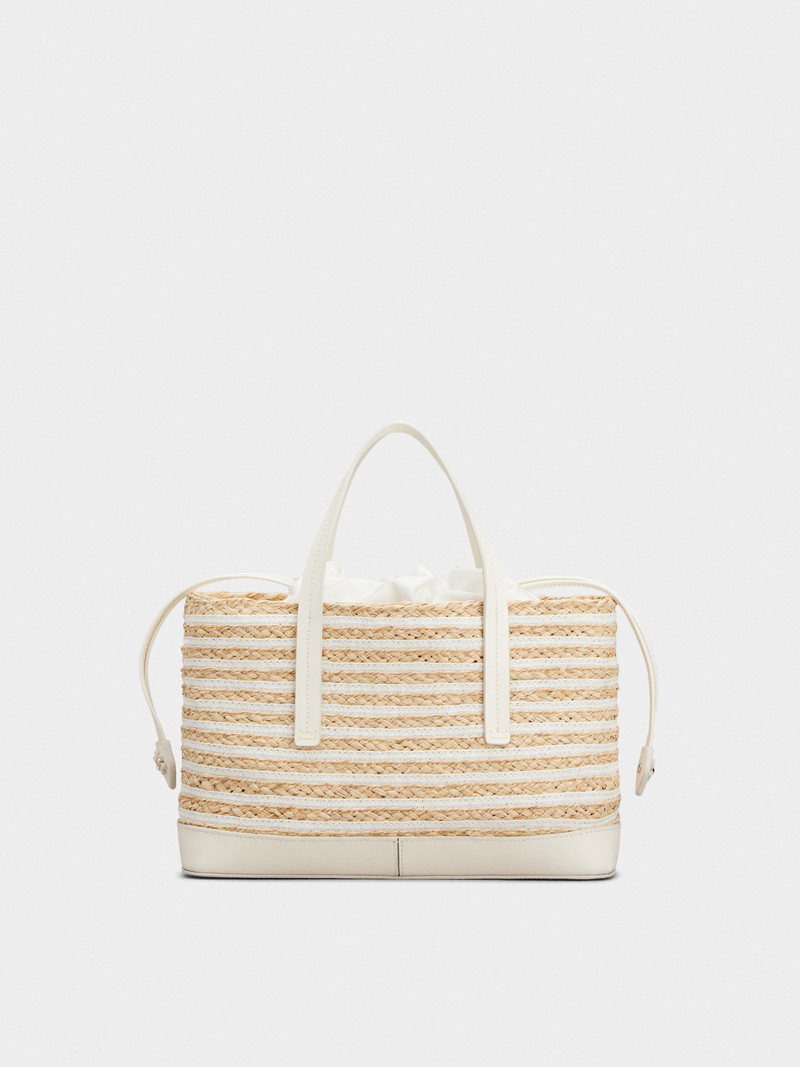 Viv' Skate Shopping Bag in raffia 7