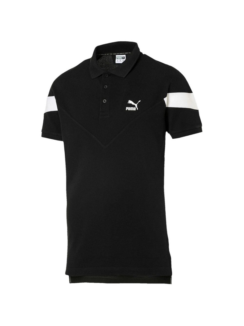 Iconic MCS stripes to sleeves polo shirt 1