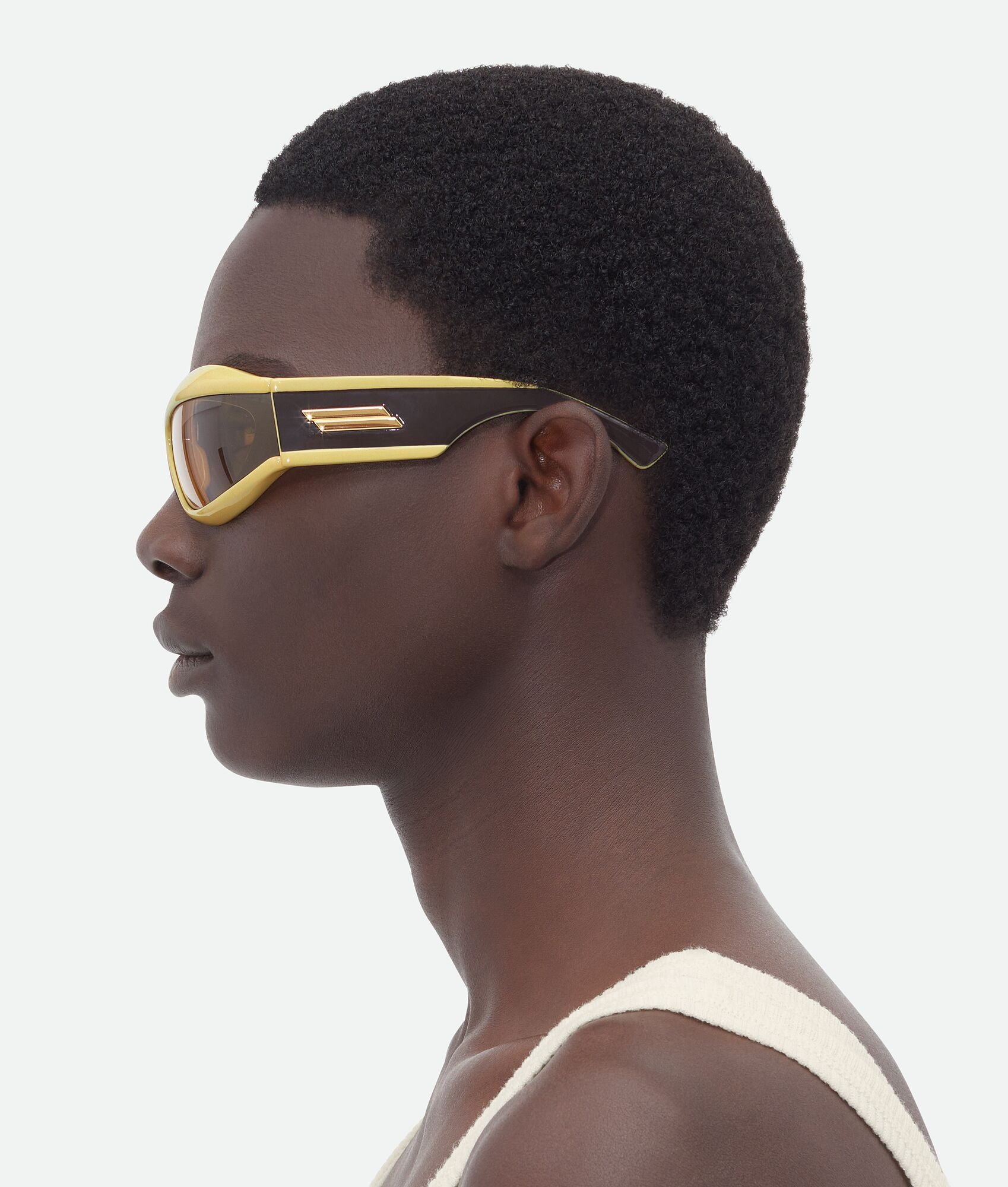 Cangi Wraparound Injected Acetate Sunglasses - 5