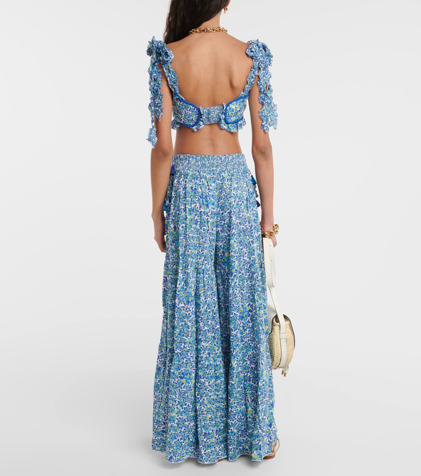Ariane floral crop top - 3