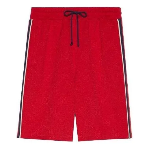 Gucci GG Knitted Shorts 'Red' 662336-XJDEM-6863 - 1