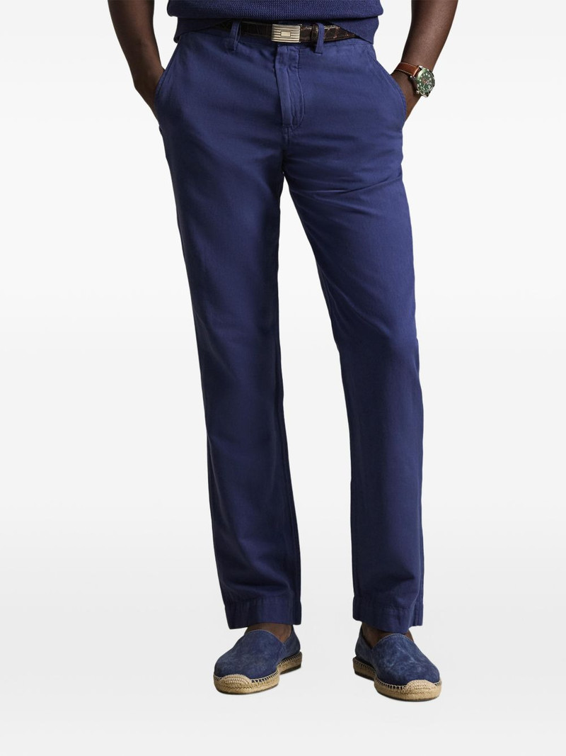 flat-front trousers 3