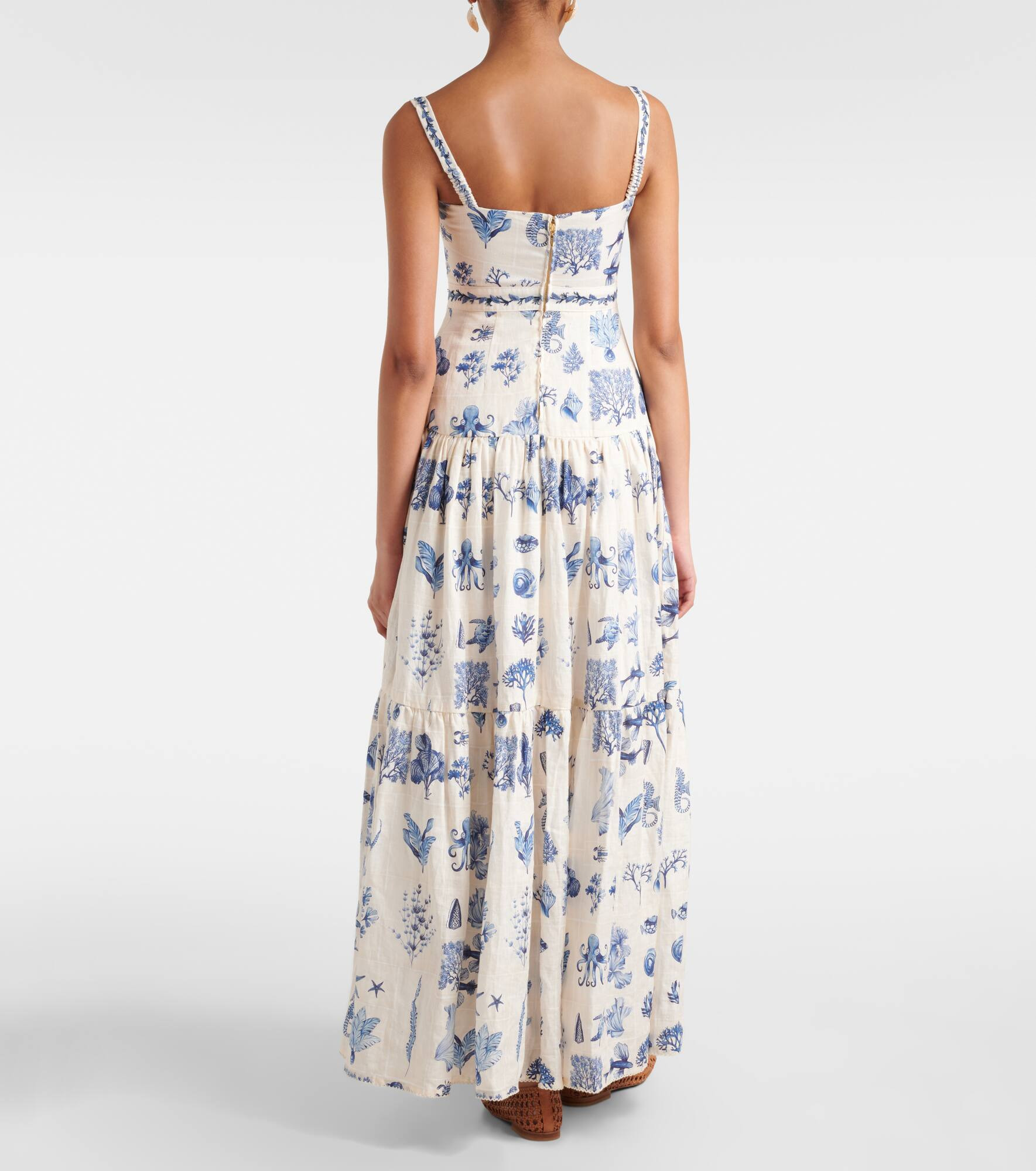Lima printed linen maxi dress - 3