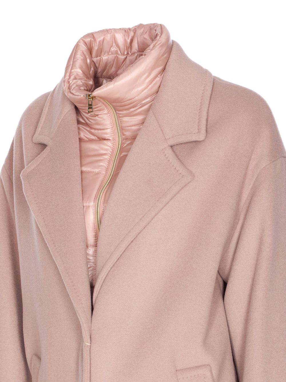 single-breasted wool coat - 3