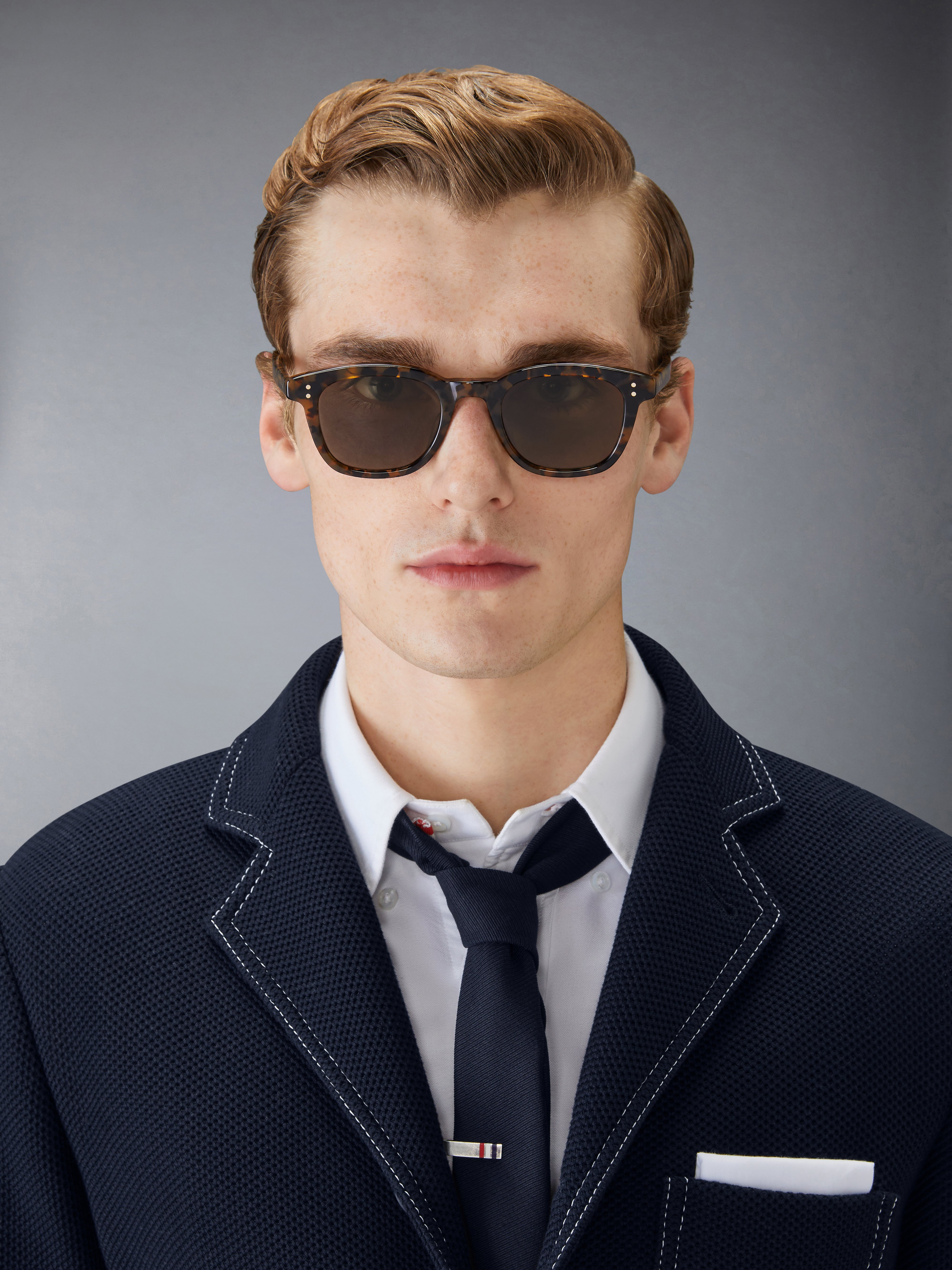 TOKYO TORTOISE ACETATE RECTANGULAR SUNGLASSES - 2