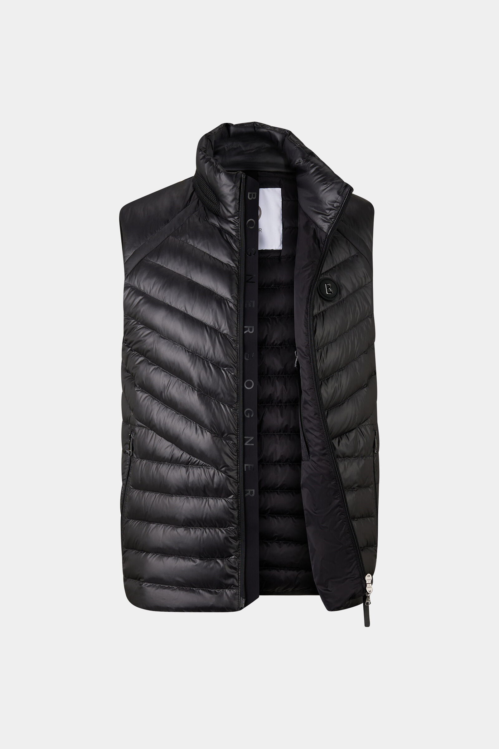 Lasse quilted vest in Anthracite - 2