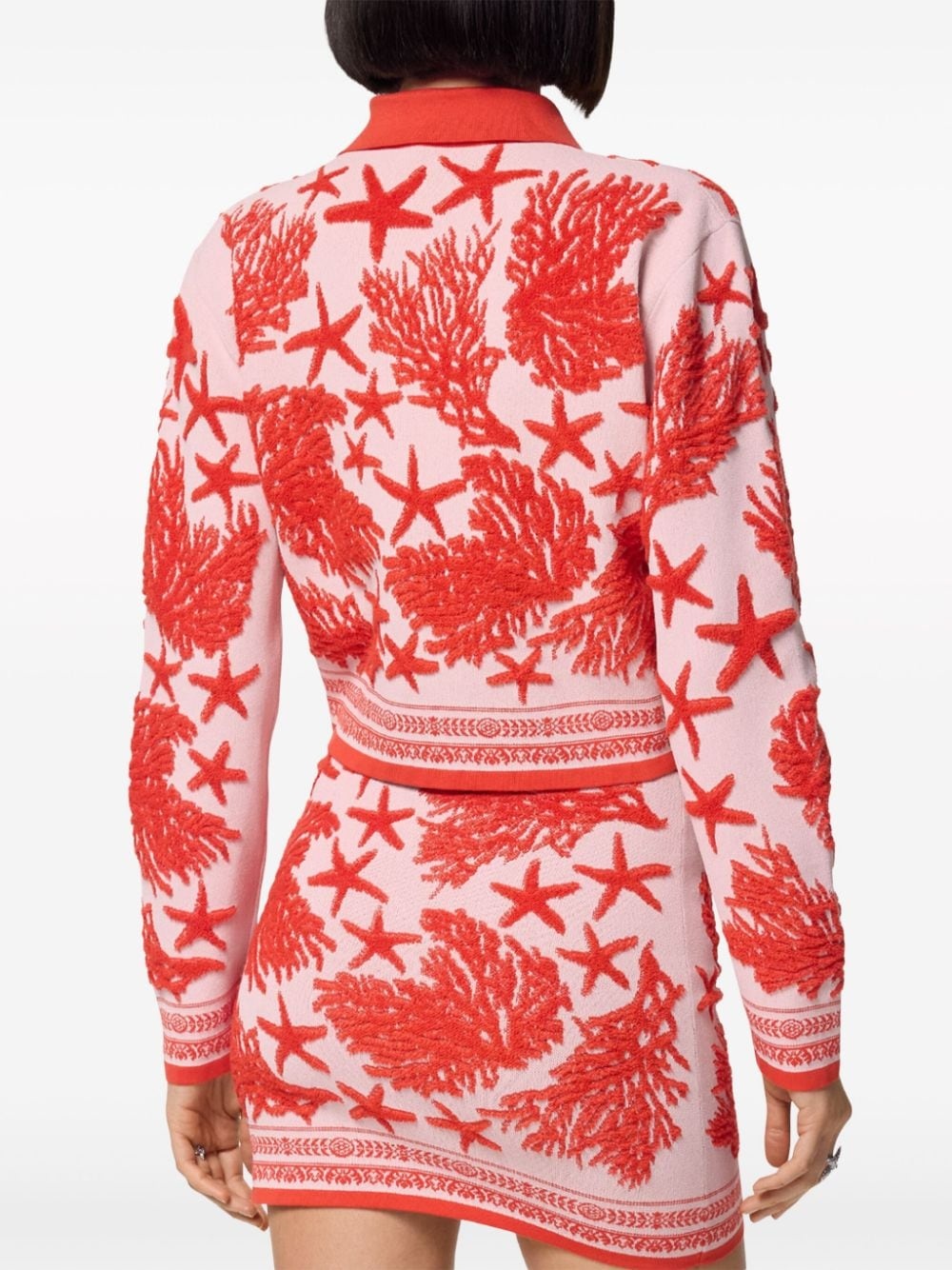 Barocco Sea polo cardigan - 4