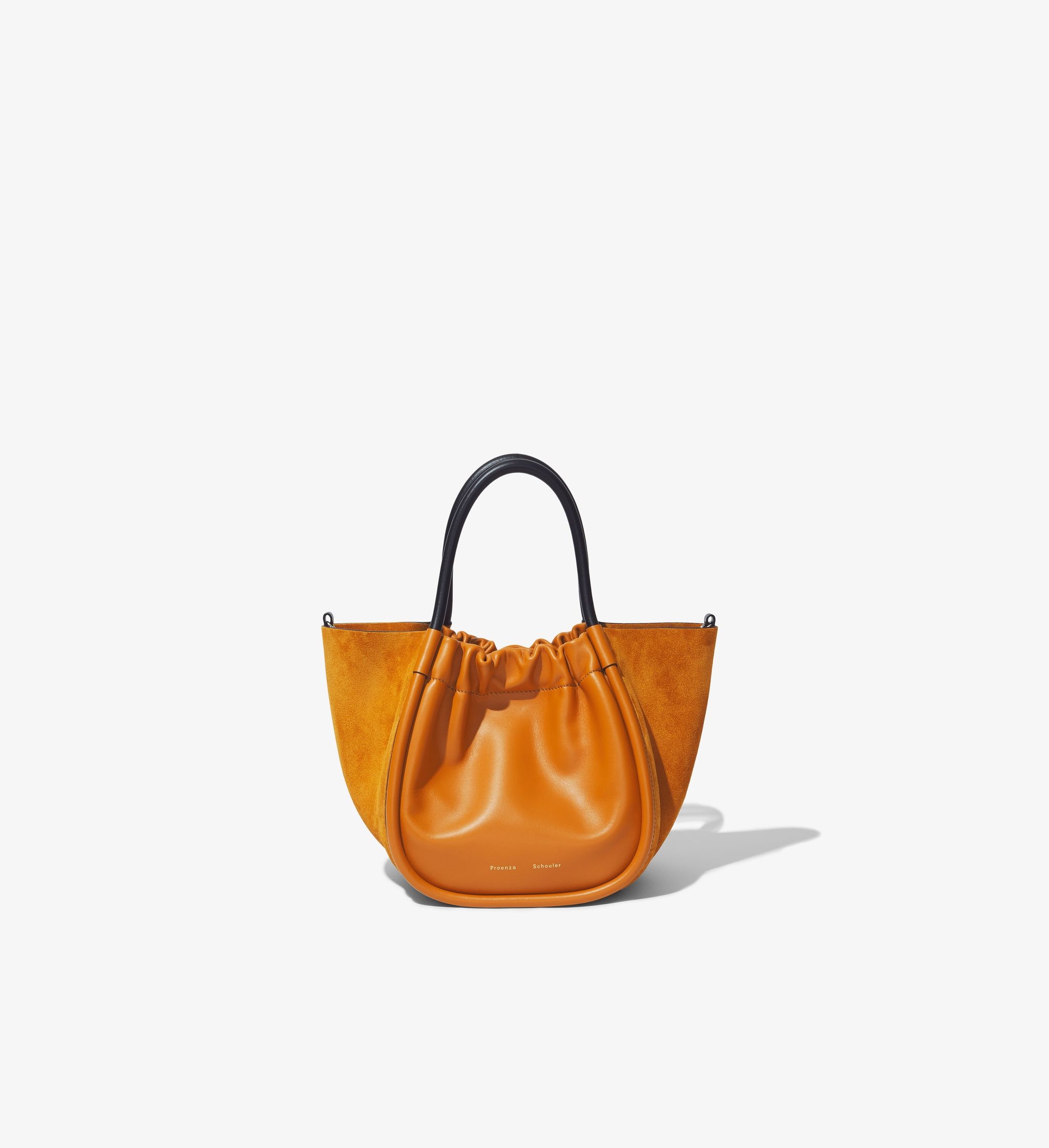Small Ruched Crossbody Tote - 1