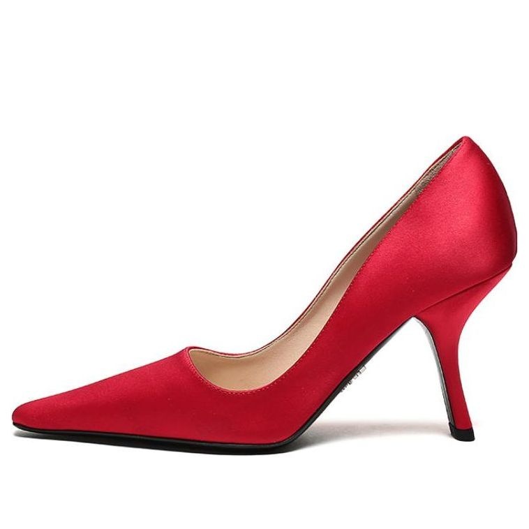 (WMNS) PRADA Satin Pumps 'Fiery Red' 1I718L_049_F068Z_F_090 - 1