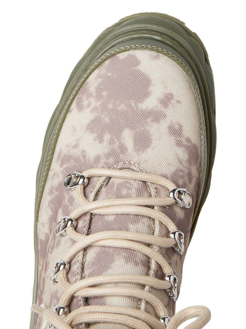 camouflage logo-print boots 4