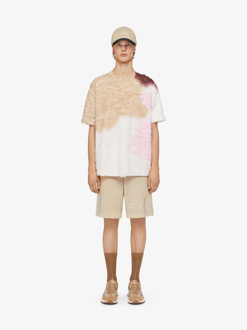 Givenchy BERMUDA SHORTS IN EMBROIDERED FLEECE outlook