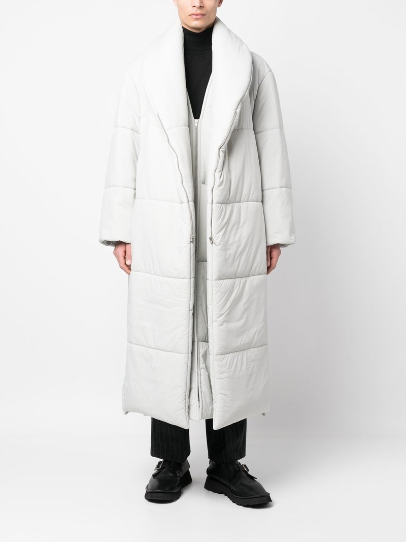 HED MAYNER wool long padded coat outlook
