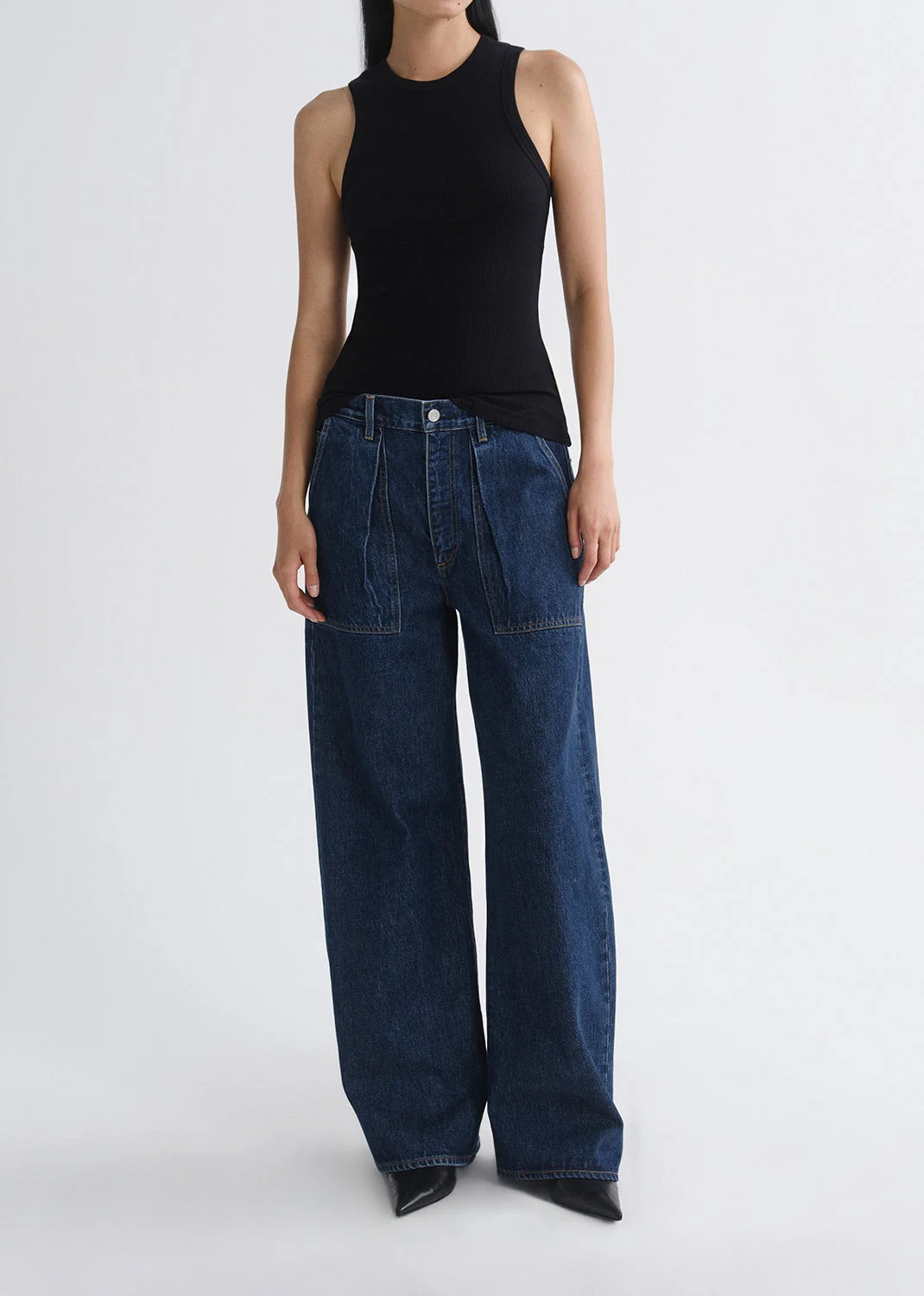LOW CURVE UTILITY JEAN IN RANK - 1