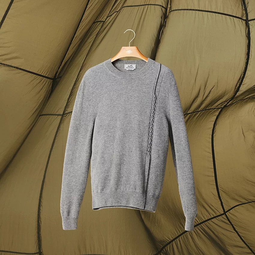 Cashmere crewneck sweater - 4