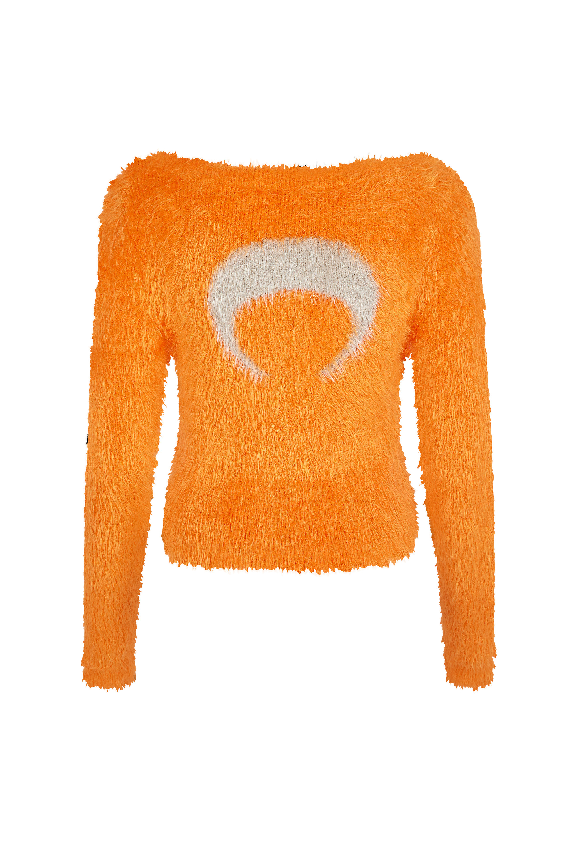 Puffy Knit Cropped Pullover - 2