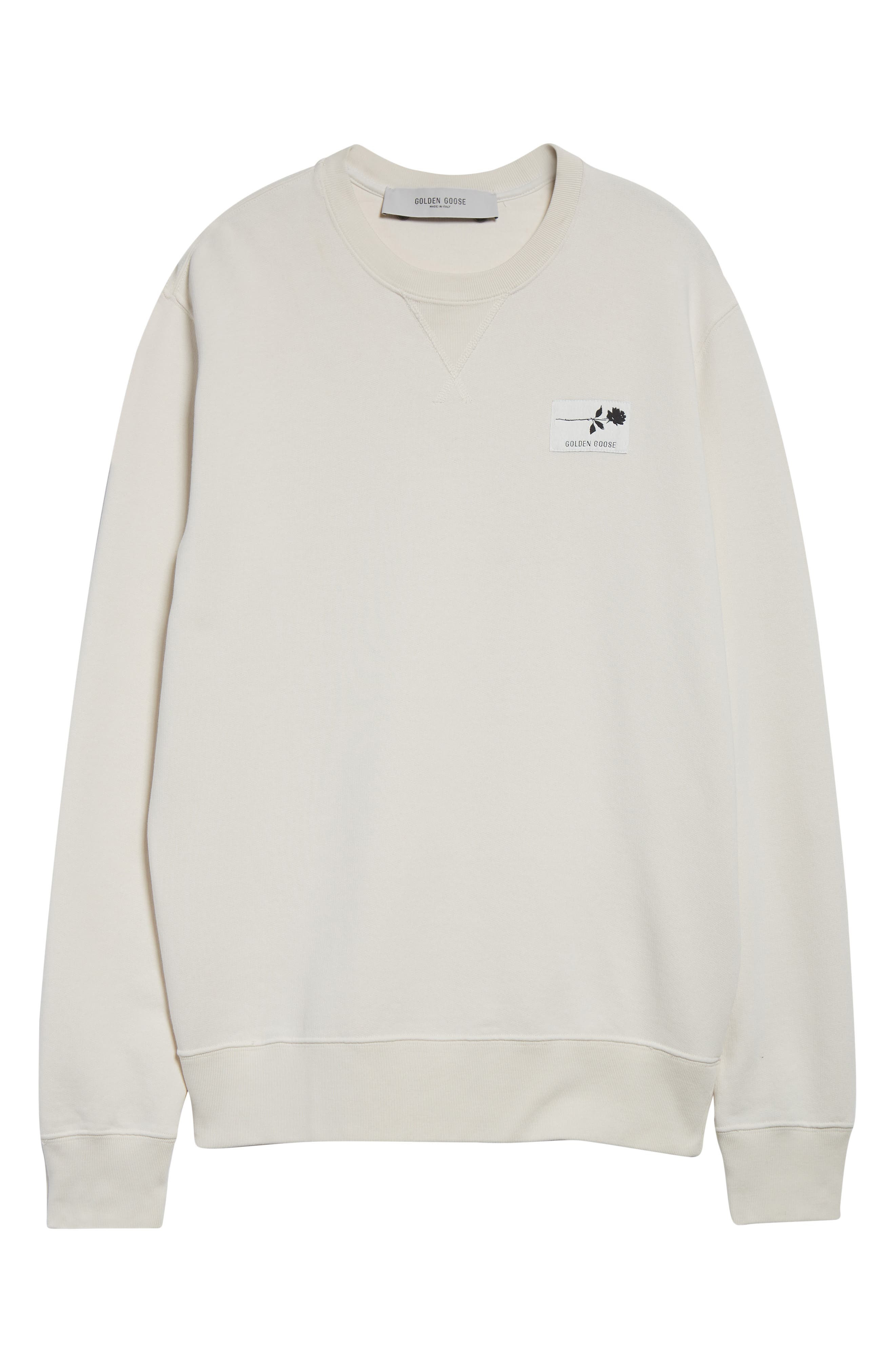 Golden Goose Journey Graphic Sweatshirt in Artic Wolf/Black at Nordstrom - 6