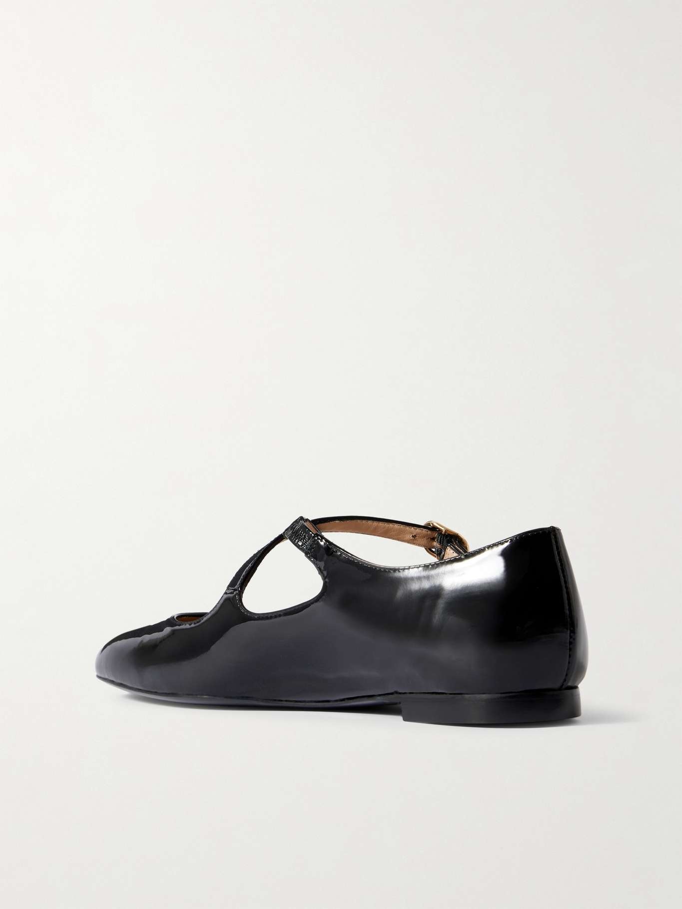 Clem patent-leather Mary-Jane ballet flats Black - 3