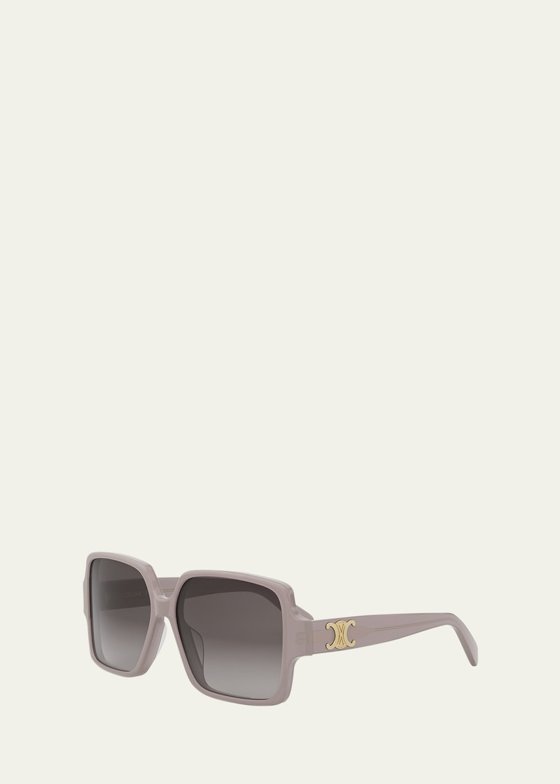 CELINE Triomphe Square Acetate Sunglasses outlook