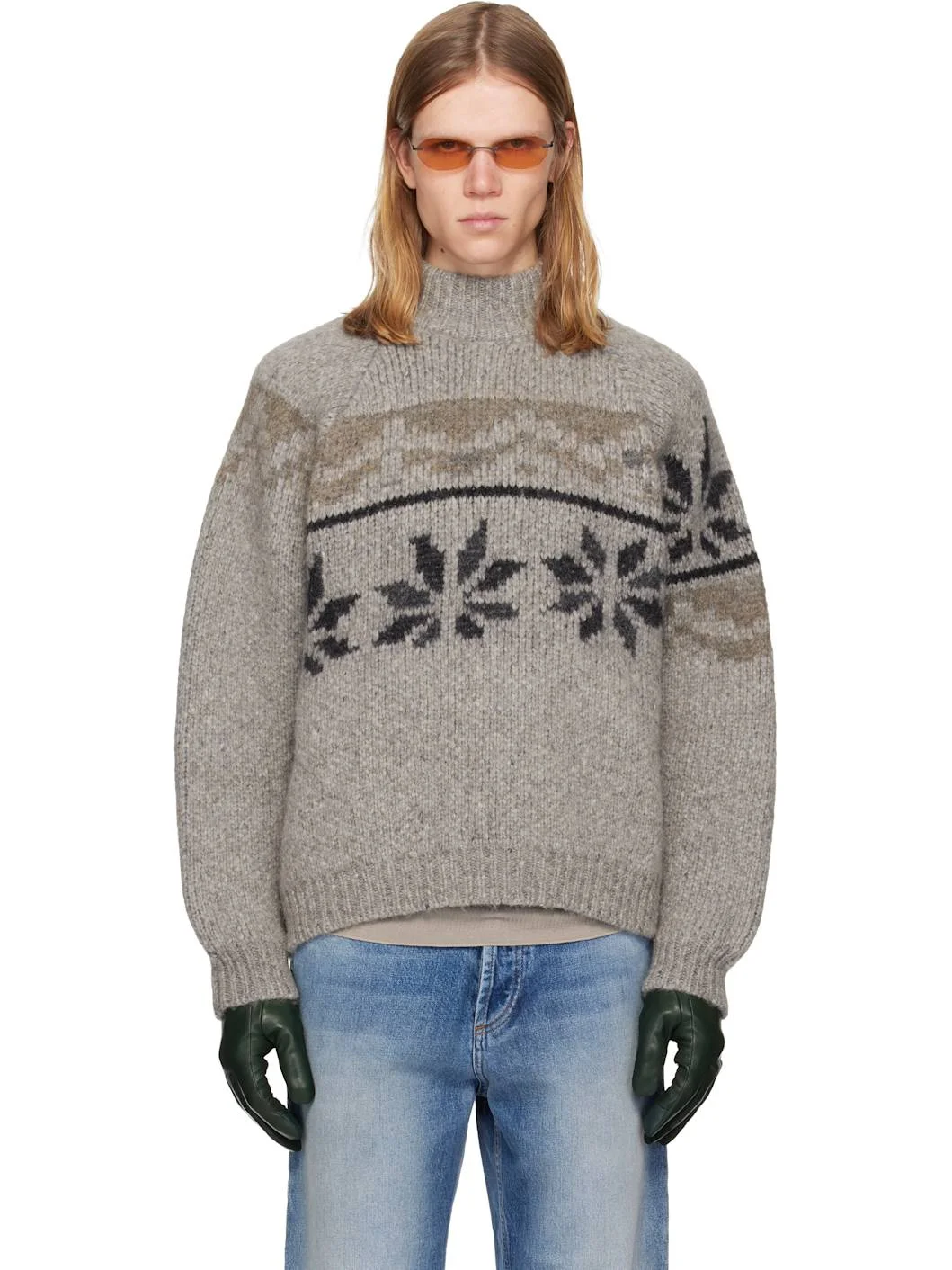 Gray Drunk Norvegese Sweater - 1