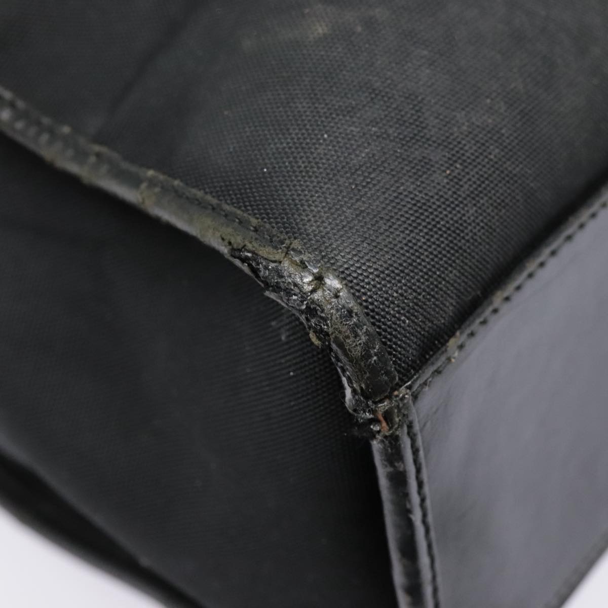 GUCCI Jackie Hand Bag Nylon Black Silver 002 002 - 14