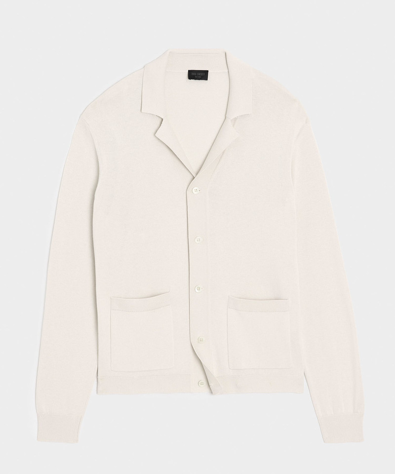 Silk-Cotton Sweater Jacket 1