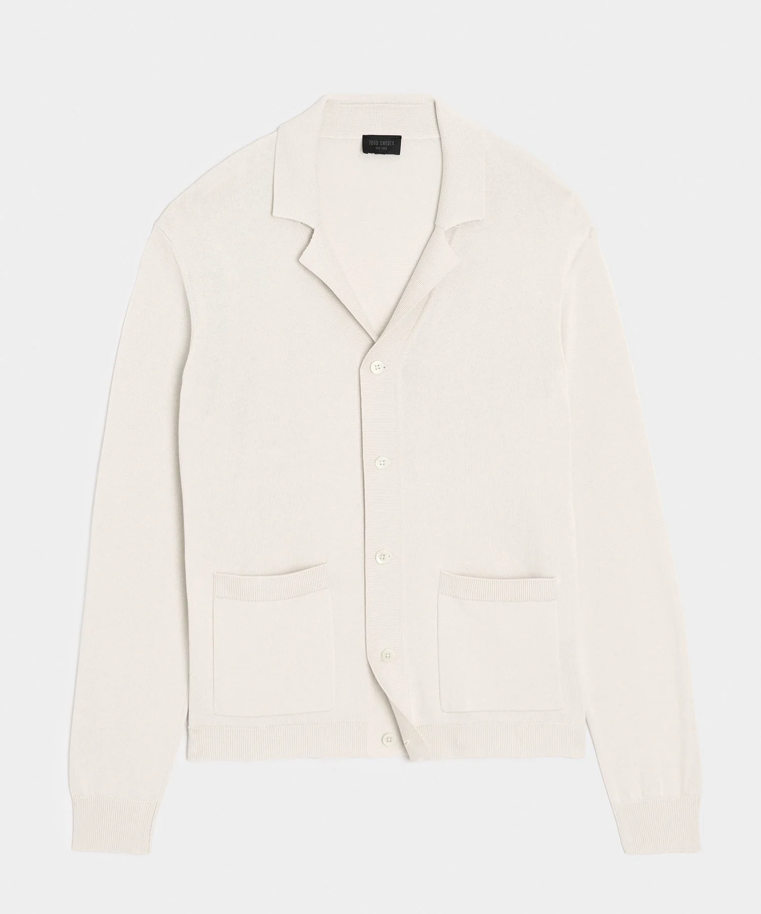 Silk-Cotton Sweater Jacket - 1