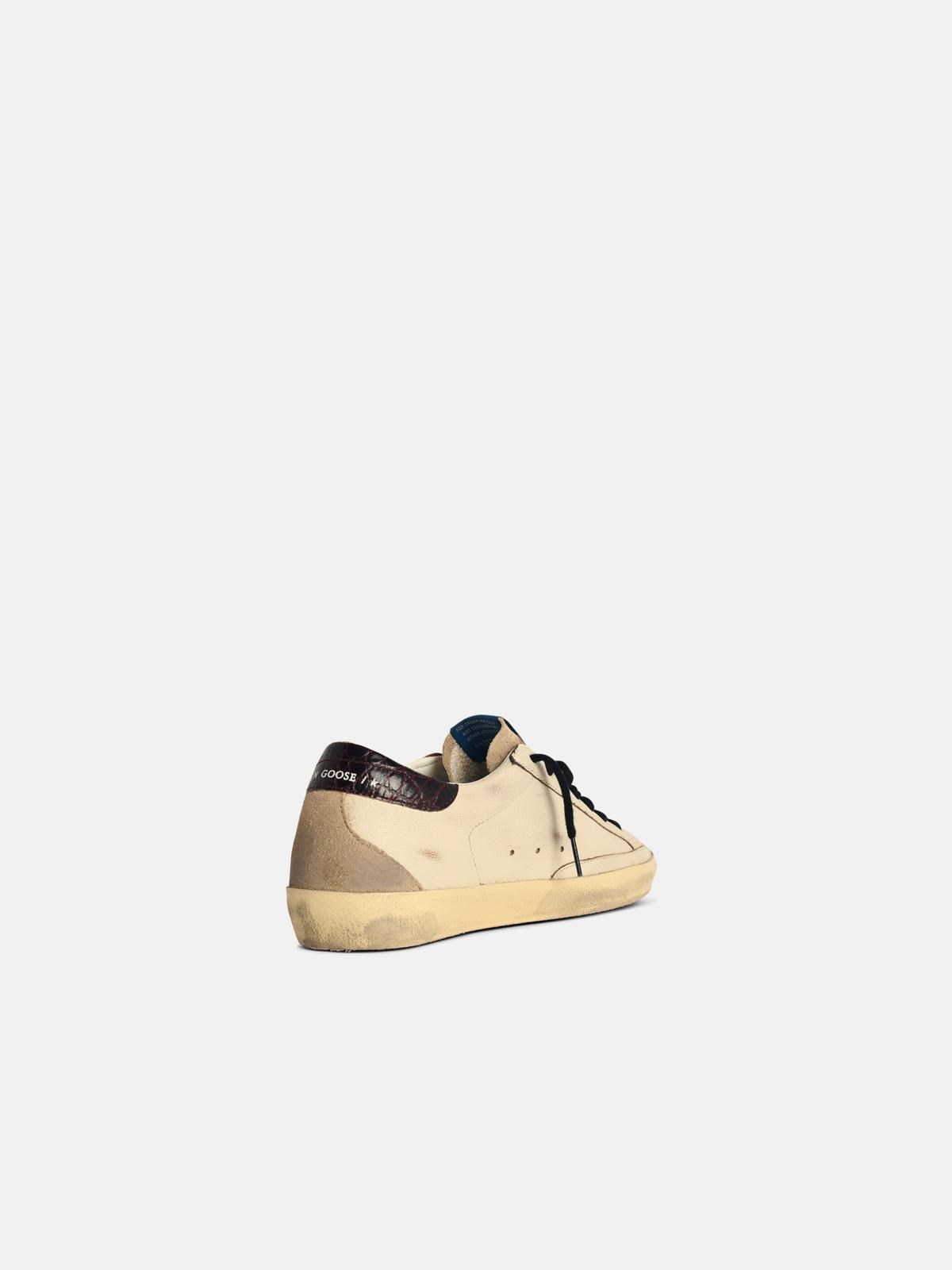 'SUPERSTAR' WHITE LEATHER SNEAKERS - 3