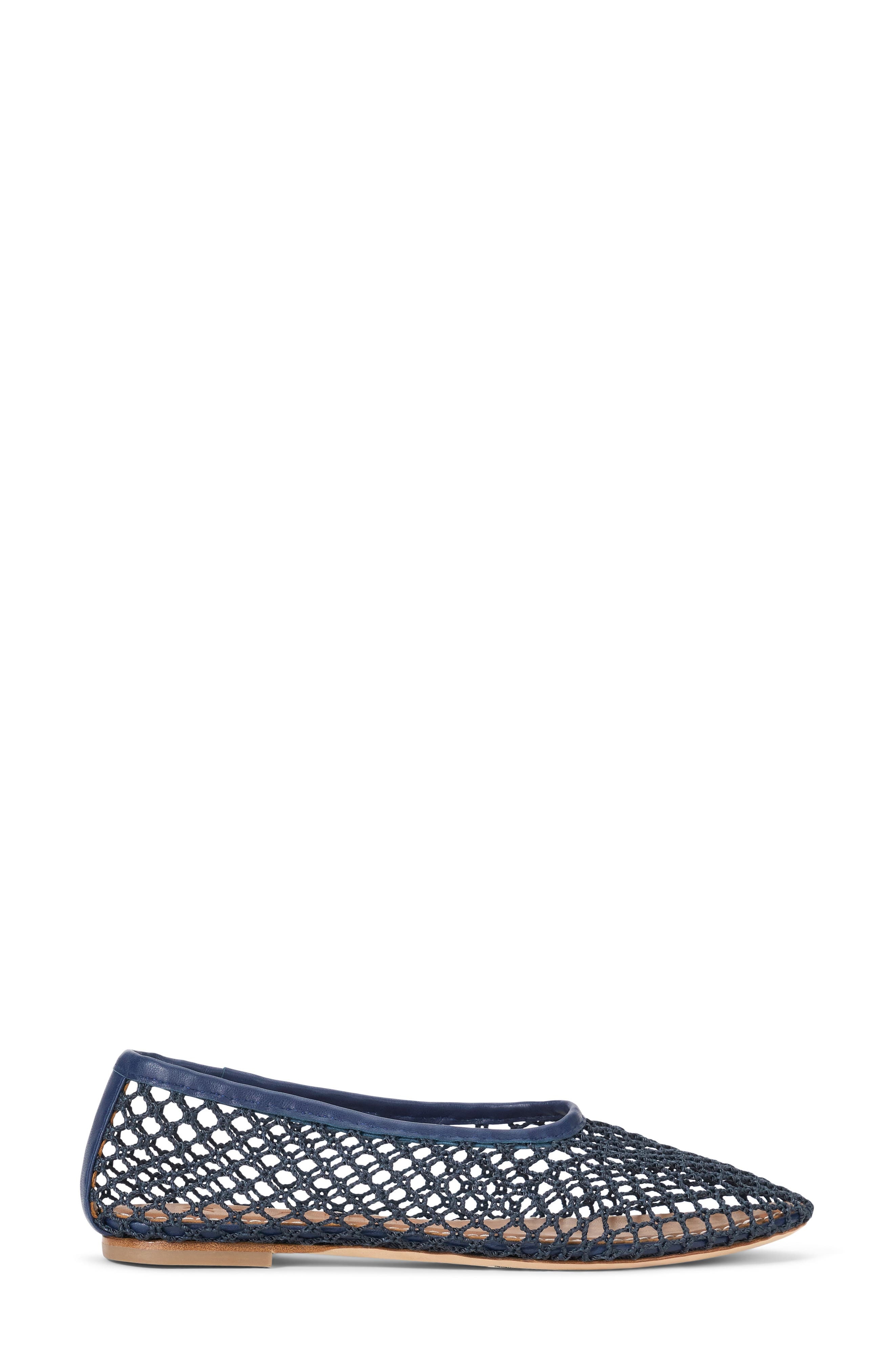 STAUD Alba Ballet Flat in Navy at Nordstrom - 3