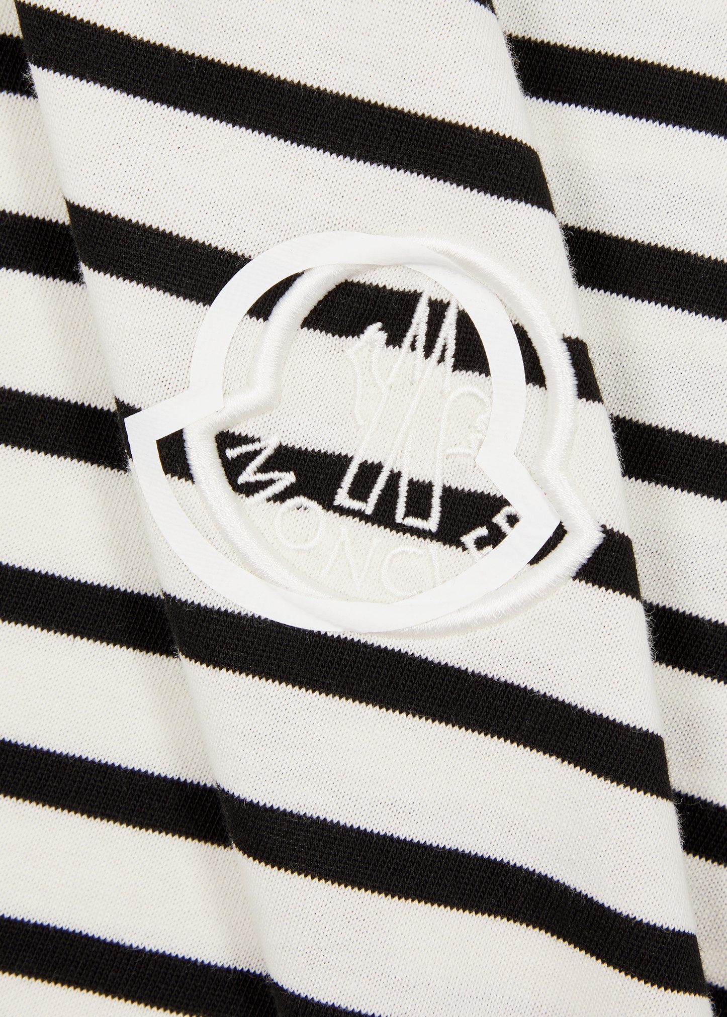 Striped logo-embroidered cotton T-shirt - 5