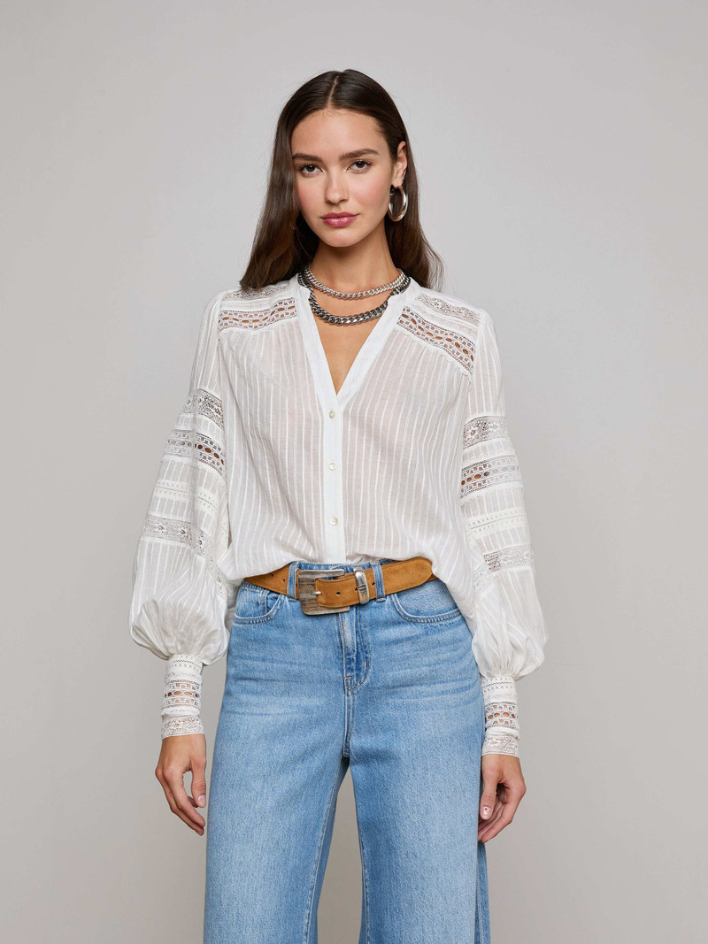 L'AGENCE Kiera Blouse outlook