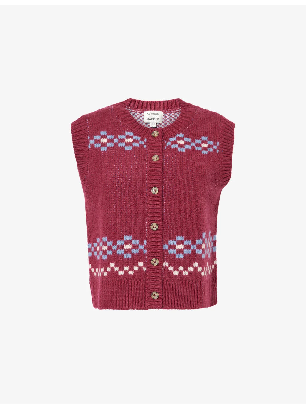 Sofie Wool Knit Vest - 1