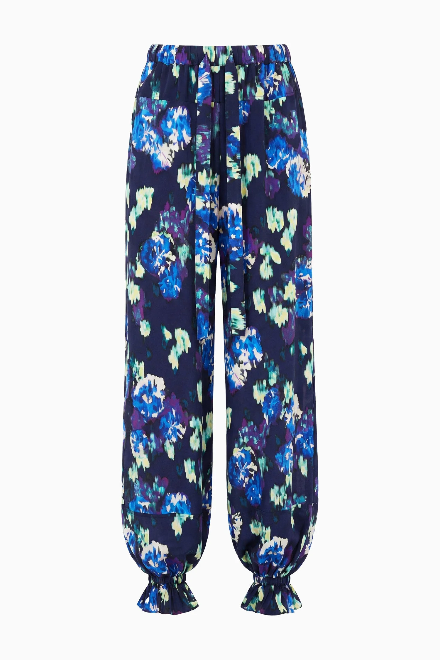 Octavia Silk Cinched Pant - 1